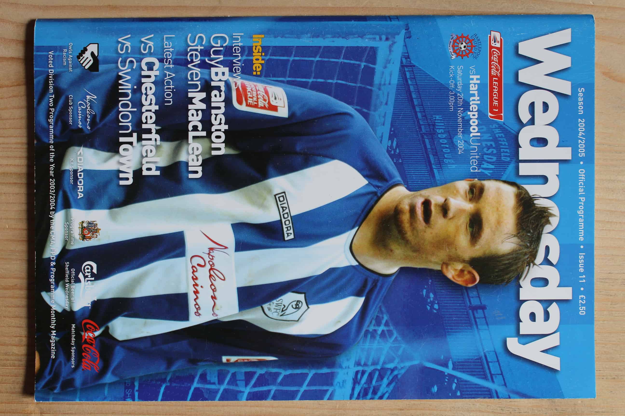 Sheffield Wednesday FC  v Hartlepool United